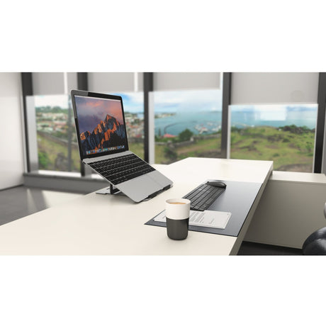 Kensington easy riser aluminium stander til bærbar computer (aluminium)