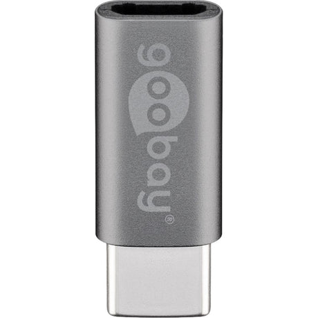 Goobay USB-C til mikro-USB adapter (grå)