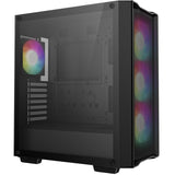 Deepcool CC560 Mesh V2 Midi Tower-hus (sort | 2x USB-A | RGB | Vindue)