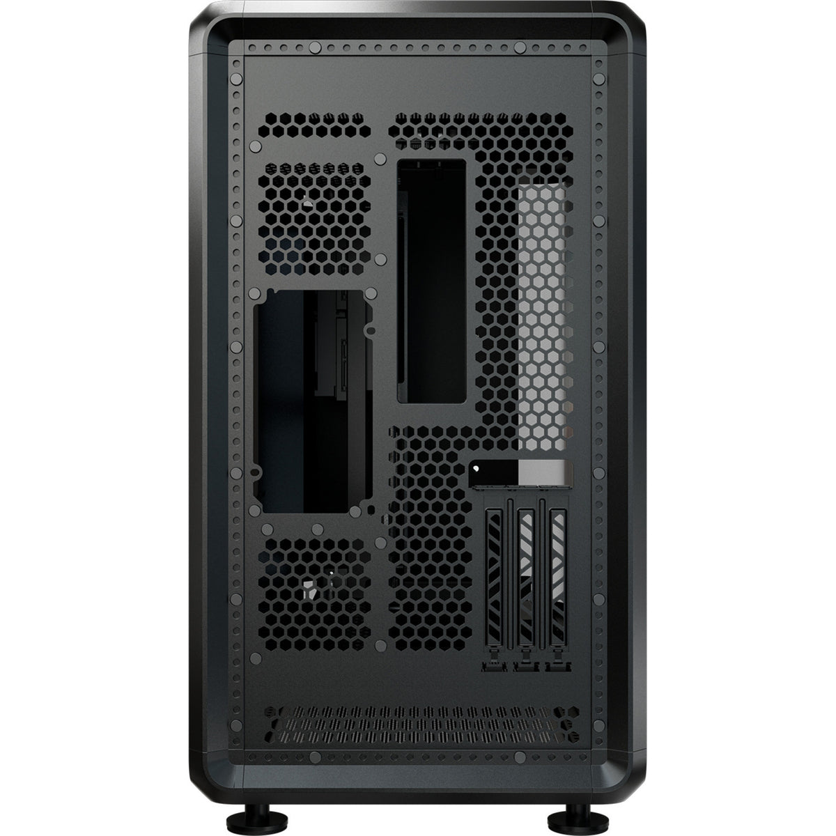 Cooler masterframe 360 panorama udstillingskabinet (sort | 2x USB-A | 1x USB-C | RGB | hærdet glas)