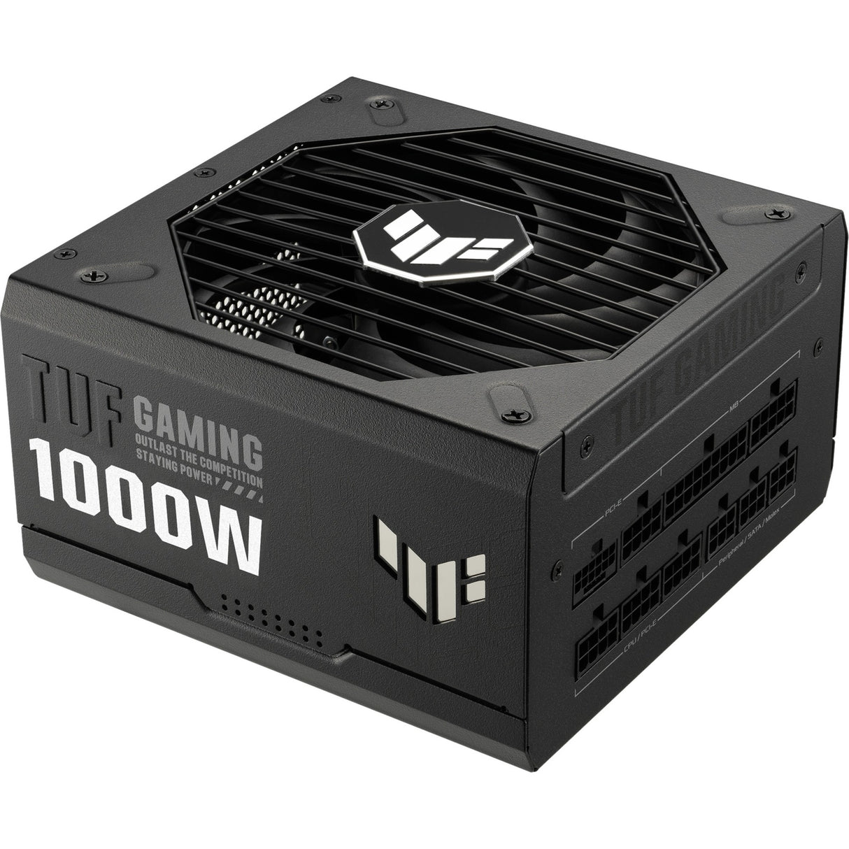 Asus tuf gaming gold modulær 1000 watt strømforsyning (sort, 1x 12vhpwr, 4x pcie)