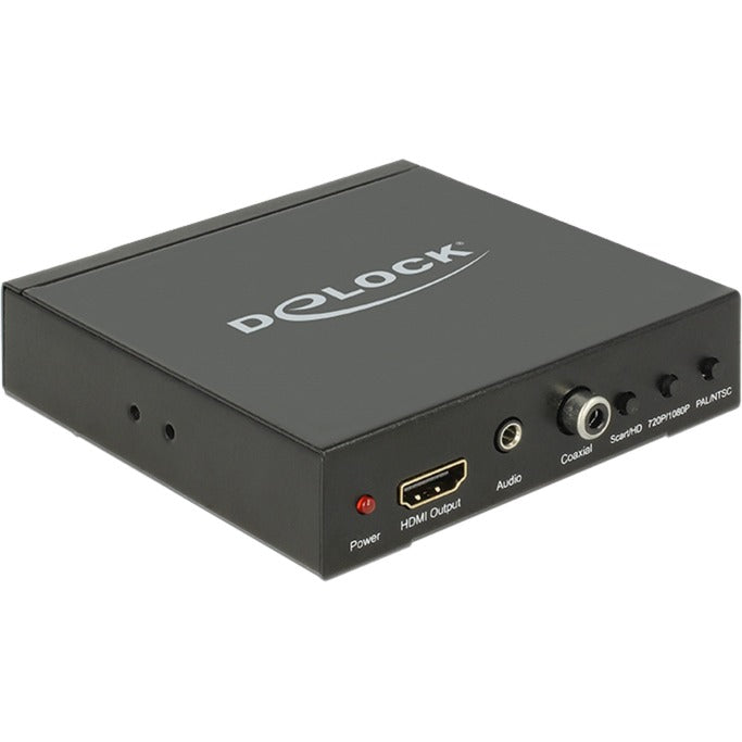 Delock konverter scart hdmi > hdmi scaler (sort)