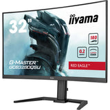 Iiyama G-Master Red Eagle GCB3280QSU-B2 31.5 buet gaming-skærm (sort, 2x HDMI, skærmport, 2x USB-A, USB-B, 180 Hz)