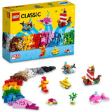 Lego classic - kreativt hav sjovt byggelegetøj (11018)