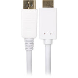 Sharkoon displayport 1.2 > hdmi-adapter (hvid, 1 meter, 4k)
