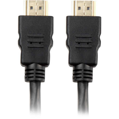 Sharkoon højhastigheds HDMI-kabel med Ethernet (sort, 1 meter, 4k, forgyldt)