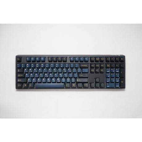 Ducky one 3 pro, gaming-tastatur (sort, us-layout, cherry mx2a blue, rgb led, double-shot pbt, kvaksalvermekanik, hot swap)