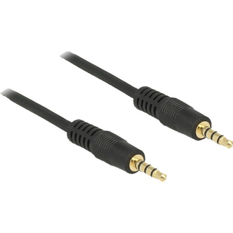 Delock 3,5 mm hankablet > 3,5 mm hankabel (sort, 1 meter)