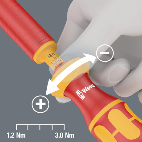 Wera Kraftform Kompakt VDE 16 Torque Extra Slim 1 Tool Finder-skruetrækker (rød gul, 16 stykker)