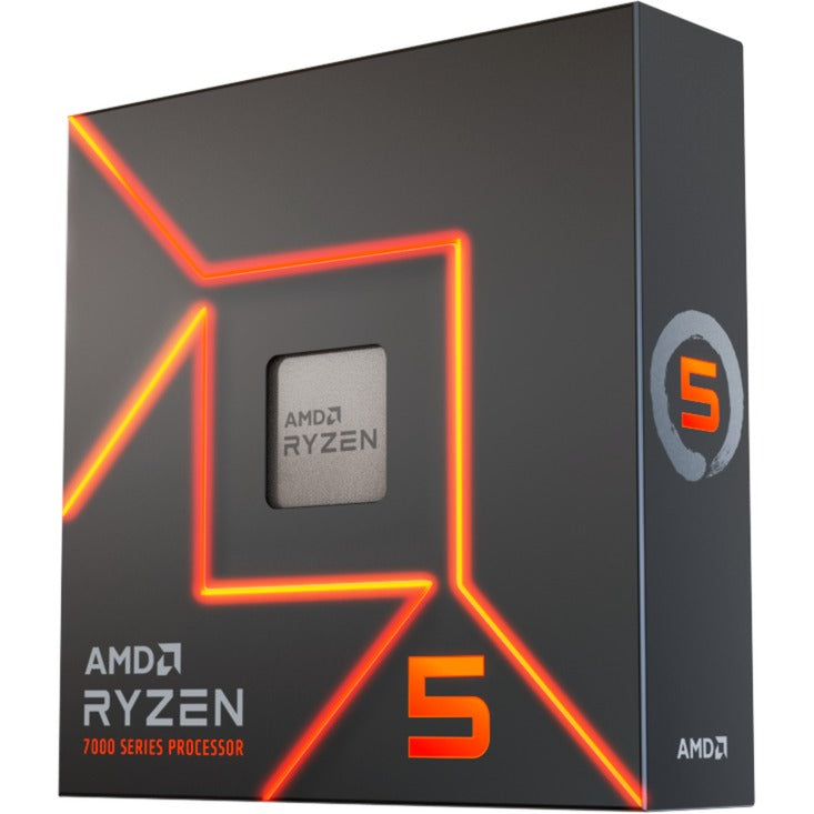 AMD Ryzen 5 7600x, 4,7 GHz (5,3 GHz Turbo Boost) socket AM5-processor (ulåst, i æske)