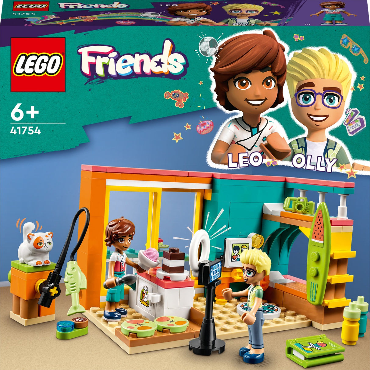 Lego venner - leos værelse byggelegetøj (41754)