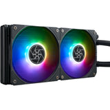 Silverstone vida 240 slim vandkøling (sort)