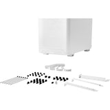 Vær stille! pure base 501 airflow midi tårnhus (hvid | 2x USB-A | 1x USB-C)