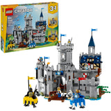Lego® skaberen 3i1 middelalderborg med riddere til hest - 31168