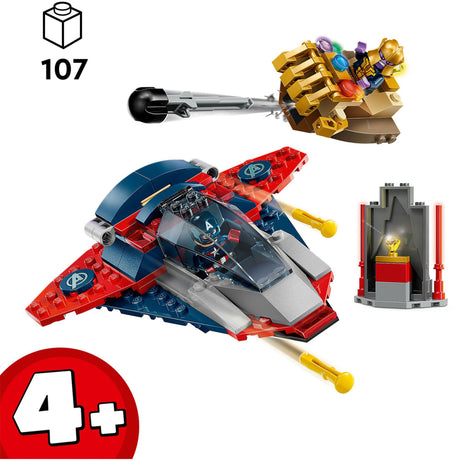 Lego superhelte marvel 76319 captain america vs. thanos