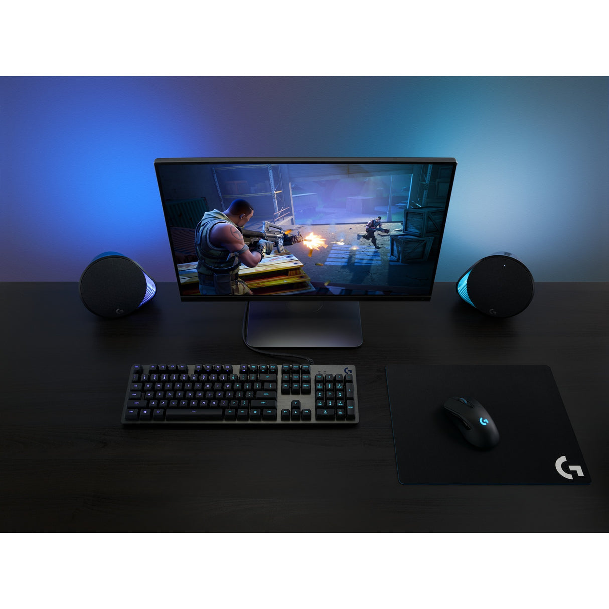 Logitech Logitech G512 Carbon LightSync RGB Mekanisk spiltastatur