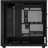 Fractal Design North XL RC Charcoal Black TG Dark Midi Tower Housing (sort træfarve | 2x USB-A | 1x USB-C | hærdet glas)