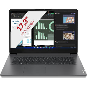 Lenovo v17 g4 (83a2004tmh) 17.3 bærbar (grå | i5-13420h | uhd-grafik | 16 gb | 512 gb ssd)