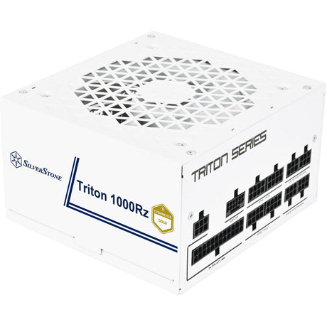 Silverstone triton 1000rz modulær 1000 watt strømforsyning (hvid, 1x 12v-2x6, 4x pcie)