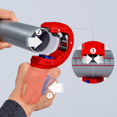 Knipex dpt50 rørskærer - 90 23 02 bk