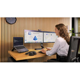Kensington pro fit ergo kb675 eq tkl genopladeligt tastatur (sort, eu-layout (qwerty), membran, 80% (tkl), bluetooth, 2,4 ghz)