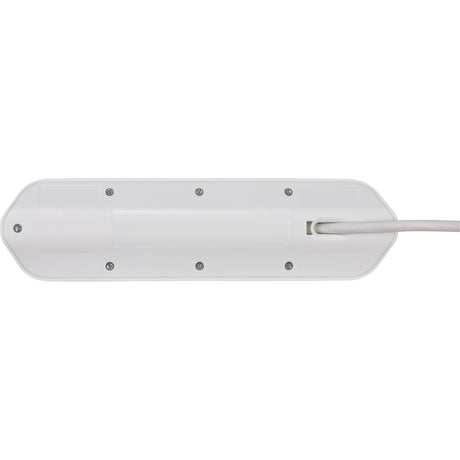 Brennerstuhl ®estilo hjørne tilslutningsboks med USB-opladningsfunktion 4-vejs 2x beskyttelsesstik 2x euro sølv hvid