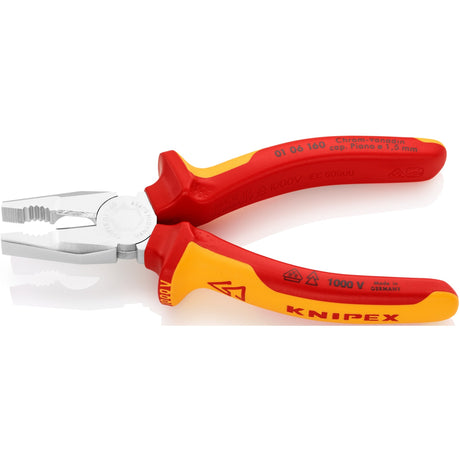 Knipex 01 06 160 kombitang krom vanadium 160mm vde