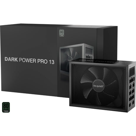 Vær stille! dark power pro 13 modulær 1300 watt strømforsyning (sort, 2x 12vhpwr, 6x pcie)