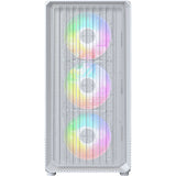 Montech x5m midi tårnhus (hvid | 2x USB-A | 1x USB-C | RGB | hærdet glas)