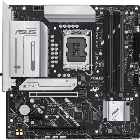 Asus Prime B860M-A WiFi Socket 1851 bundkort (RAID, 2,5 GB-LAN, WiFi 6e, BT, lyd, µATX)