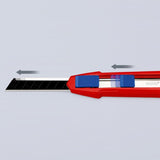 Knipex cutix universal knivboksskærer (rød blå, inkl. 2 knivblade)