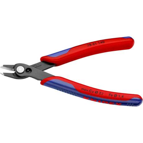 Knipex elektronik sideskæretang | længde 140 mm | facet nr. | specialværktøj brunet | 1 stk - 78 61 140 - 78 61 140