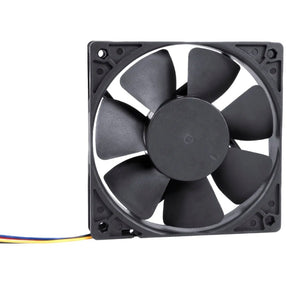 Alphacool core 120 mm ventilatorhus ventilator (sort, 120 x 120 x 25 mm, pwm)