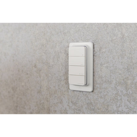Shelly Blu RC Button 4 ZB Fjernbetjening (Hvid, Bluetooth 5 (LE), ZigBee)