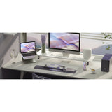 Iqunix f97 lavandin trådløst mekanisk tastatur (lavendel, us-layout (qwerty), cherry mx silent red, 96%, rgb-lysdioder, hot-swappable, pbt, 2.4ghz | bluetooth 5.1 | usb-c)