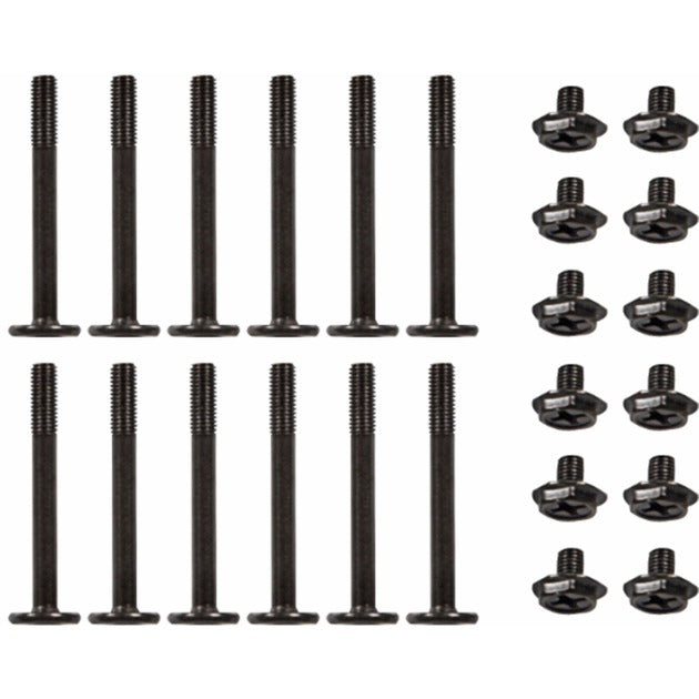 Alphacool radiator skruer m3x30 mm m3x5 mm skruesæt (sort, 24-delt)