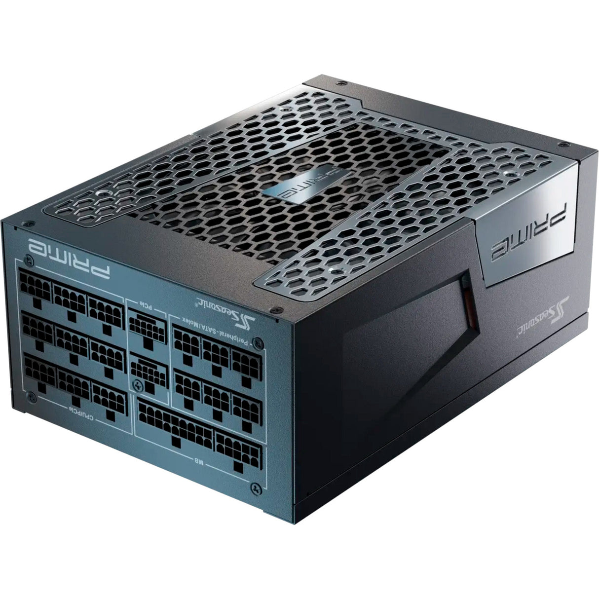 Seasonic Prime TX-1600 modulær 1600 watt strømforsyning (sort, 2x 12v-2x6, 6x pcie)