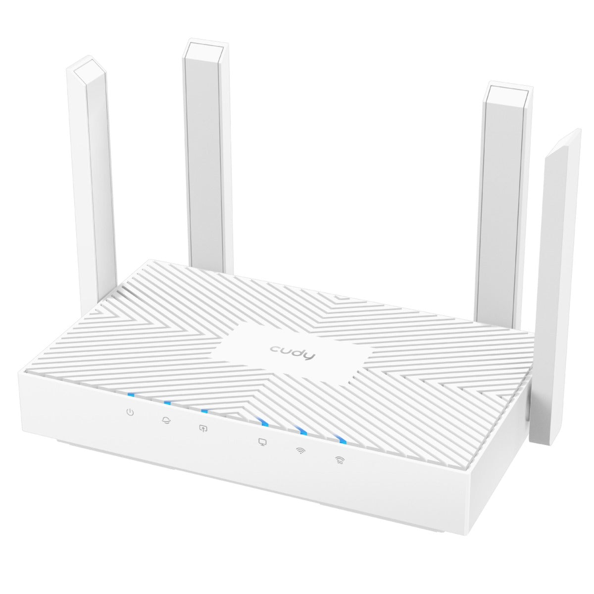 Cudy ac1200 gigabit wi-fi router (hvid, app)