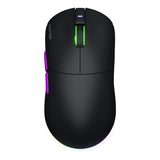 Hator quasar 3 ultra 8k wireless gaming muis (zwart, 400 - 30.000 dpi, rgb, 2.4ghz bluetooth 5.1 usb)
