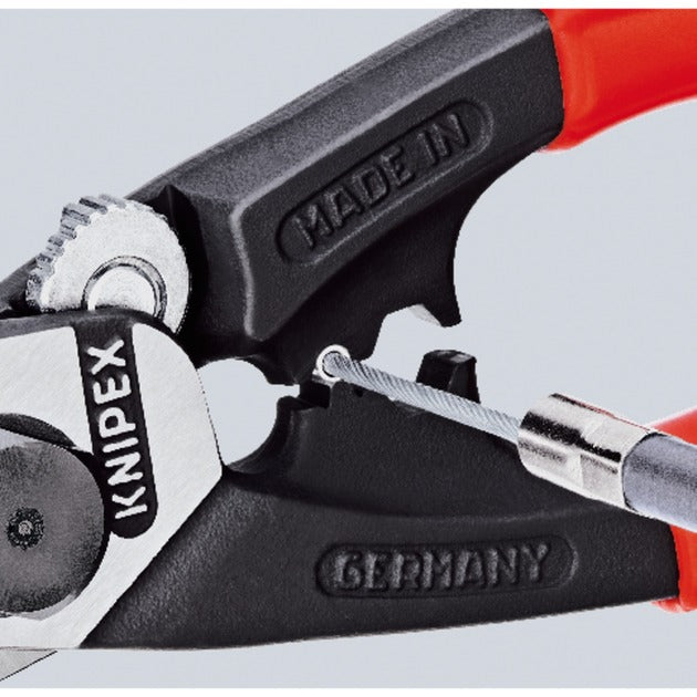 Knipex 95 61 190 ståltrådsskærer poleret plast 190mm