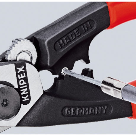 Knipex 95 61 190 ståltrådsskærer poleret plast 190mm