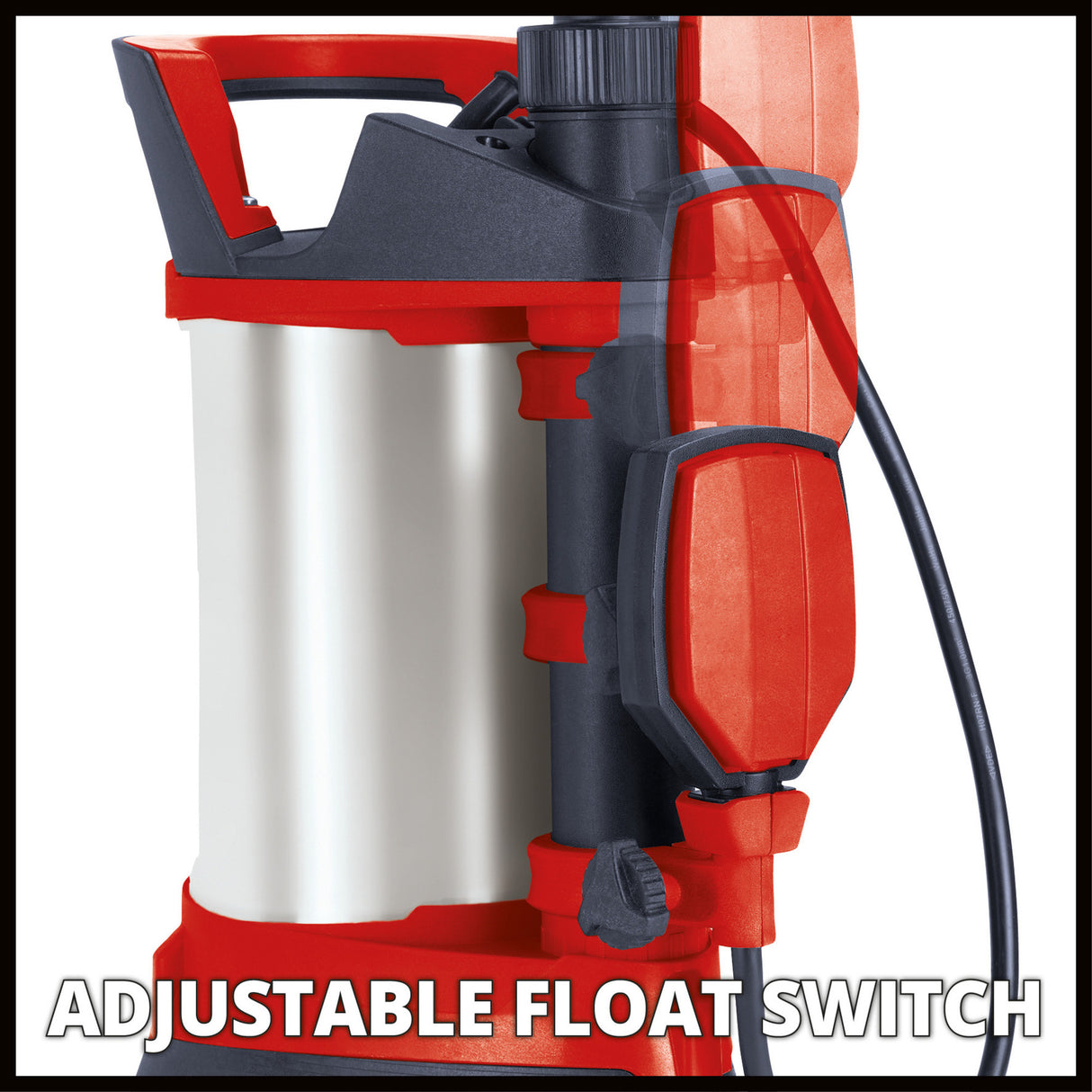 Einhell flutset ge-dp 7535 n ll eco spildevandspumpe dyk- og trykpumper (rød sort)