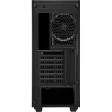 Sharkoon rgb lit 100 midi tårnhus (sort | 3x usb-a | rgb | vindue)