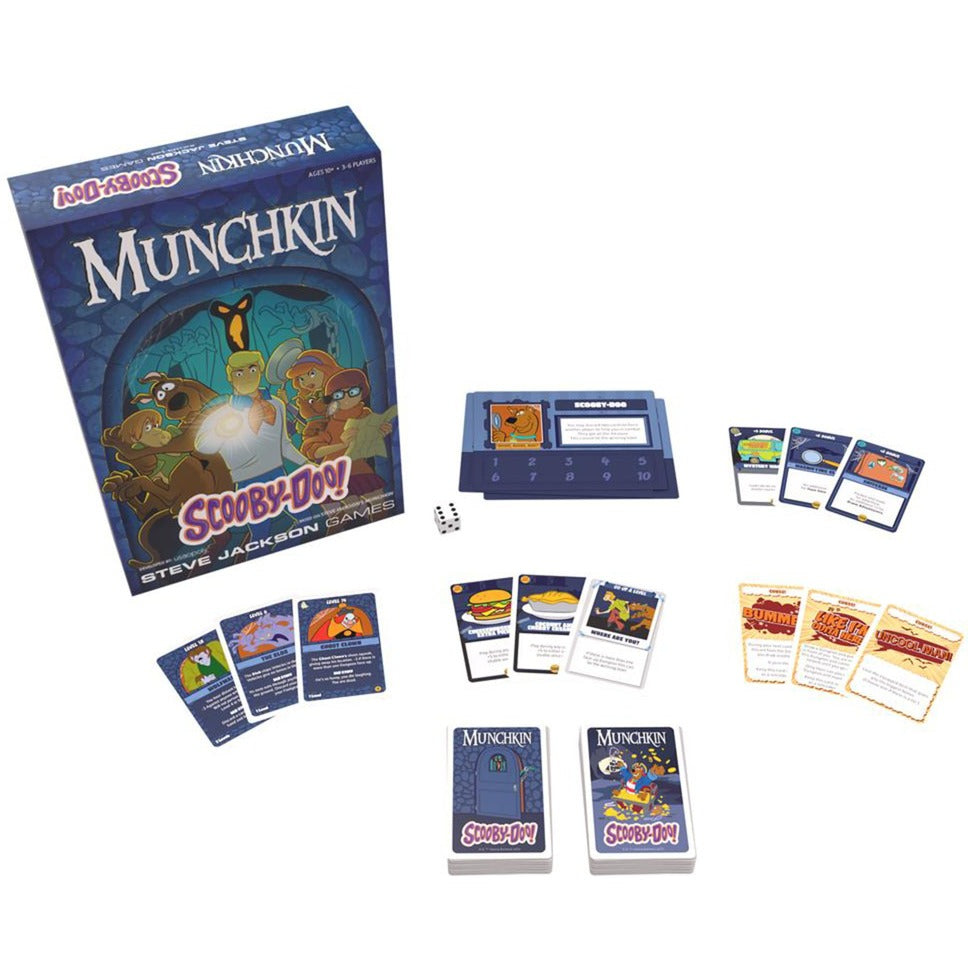 Europæisk spillernetværk munchkin: Scooby-doo kortspil (engelsk, 3 - 6 spillere, 60 minutter, fra 10 år)