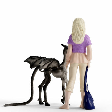 Schleich troldmandsverden - luna lovegood™ en terzieler - luna lovegood™ baby thestral - harry potter - 42636