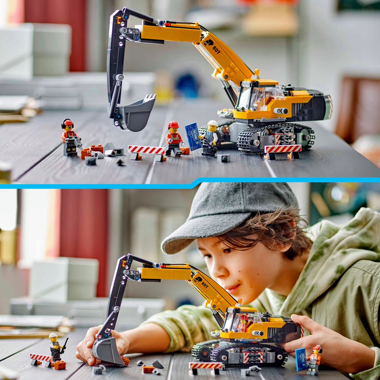 Lego city - gul gravemaskine byggelegetøj (60420)