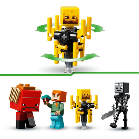 Lego minecraft lavakampen i det nedre for børn - 21266