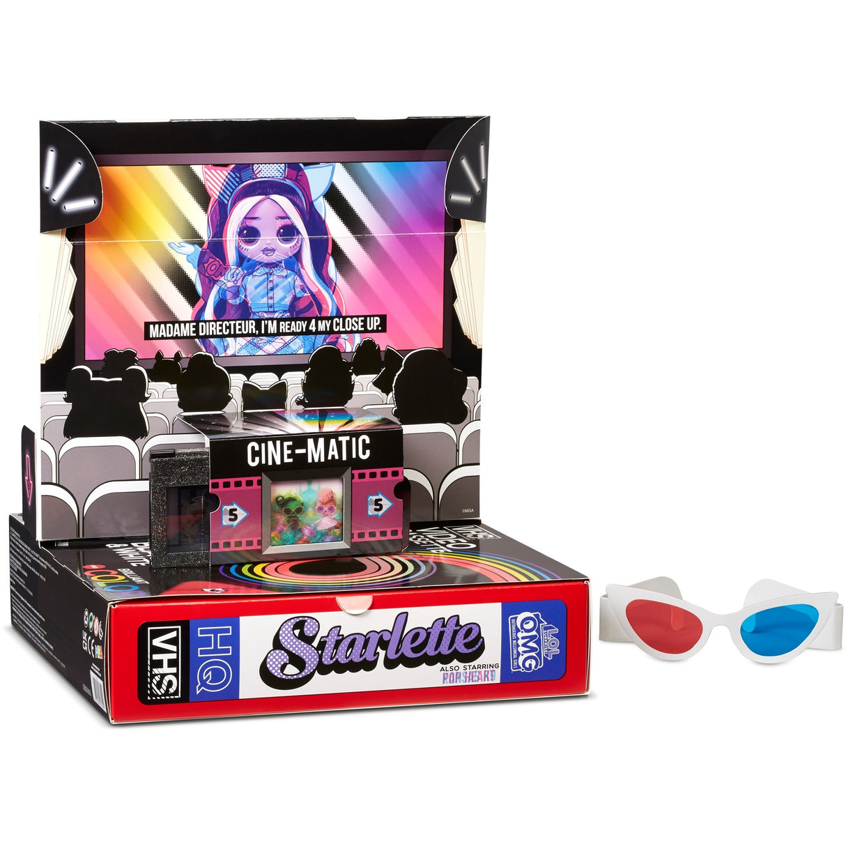 Mga underholdning l.o.l. overraskelse! - o.m.g. film magic studios playset pop