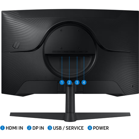 Samsung Odyssey G5 G55C 27 buet gamingskærm (sort, HDMI, DisplayPort, 165 Hz)