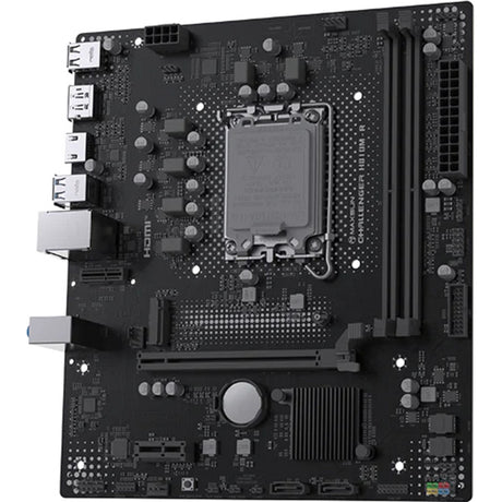 Maxsun ms-challenger h810m-r socket 1851 moederbord (zwart, gb-lan, sound, µatx)